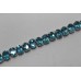 Handmade 925 Sterling Silver Real Natural Blue Topaz Bracelet Size 7.5" Gift